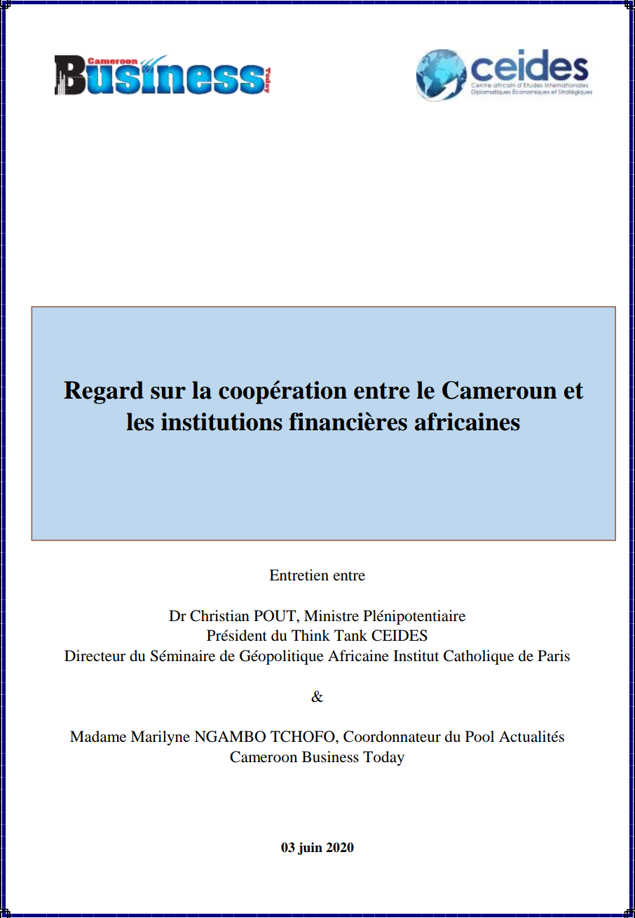 You are currently viewing Regard sur la coopération entre le Cameroun et les institutions financières africaines