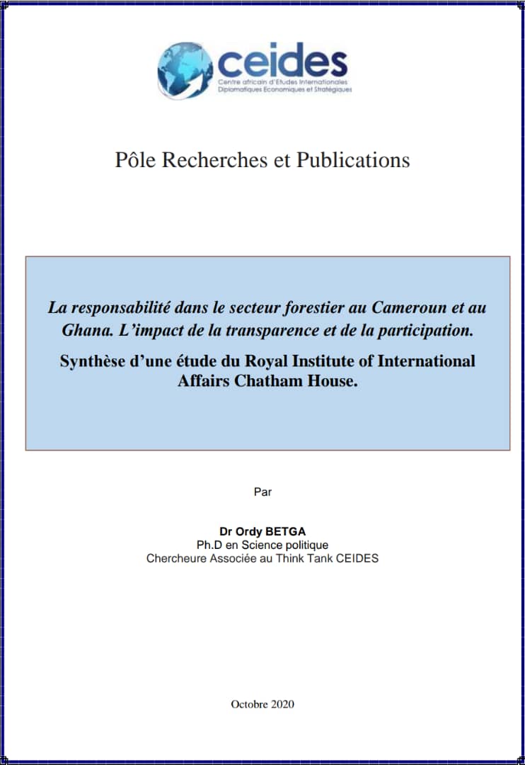 Lire la suite à propos de l’article La responsabilité dans le secteur forestier au Cameroun et au Ghana