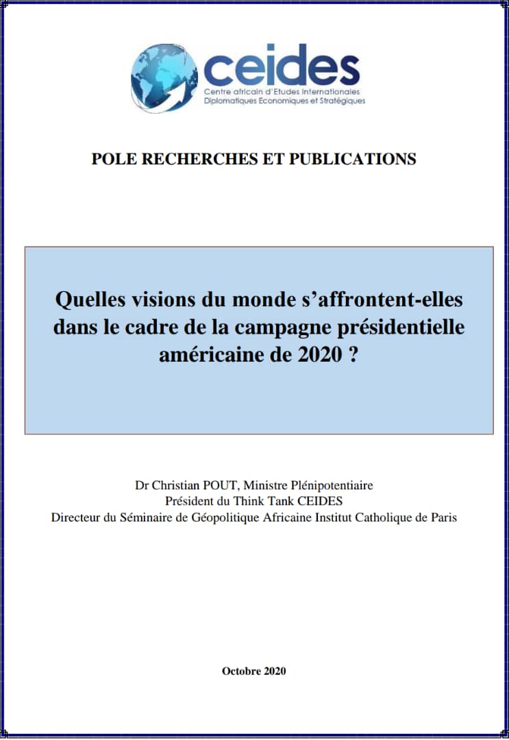 You are currently viewing Quelles visions du monde s’affrontent-elles dans le cadre de la campagne présidentielle américaine de 2020 ?