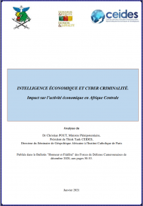 Intelligence économique et cyber criminalité. Impact sur l’activité économique en Afrique centrale