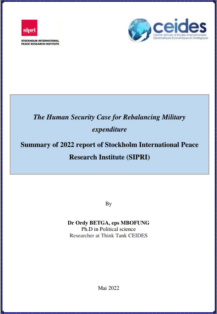 You are currently viewing The Human Security Case for Rebalancing Military expenditure
