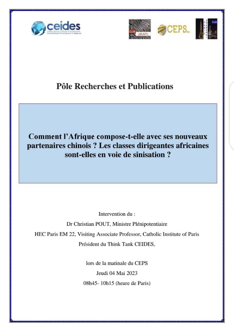 You are currently viewing Comment l’Afrique compose-t-elle avec ses nouveaux partenaires chinois ? Les classes dirigeantes africaines sont-elles en voie de sinisation ?