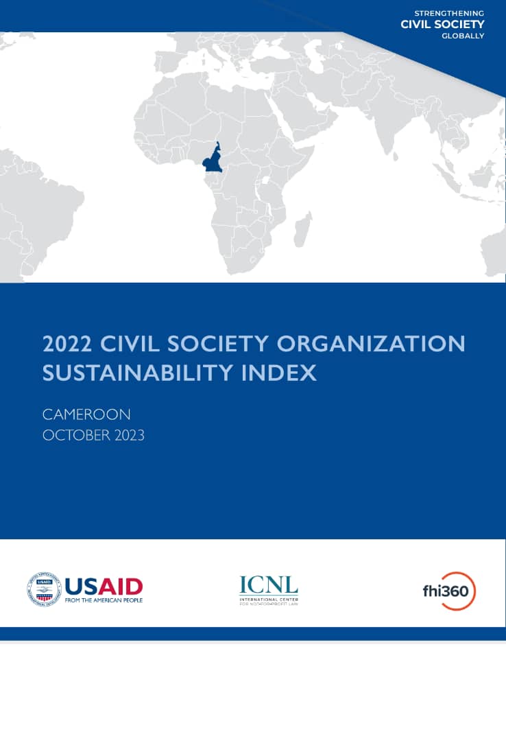 You are currently viewing Rapport 2022 de l’Indice de Durabilité des Organisations de la Société Civile au Cameroun