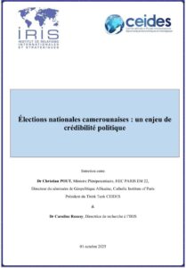 Lire la suite à propos de l’article Élections nationales camerounaises : un enjeu de crédibilité politique