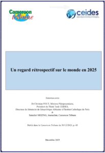 Lire la suite à propos de l’article Un regard rétrospectif sur le monde en 2025