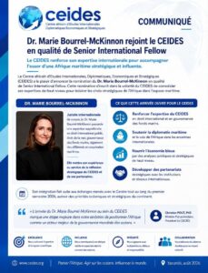Lire la suite à propos de l’article Dr. Marie Bourrel-McKinnon rejoint le CEIDES en qualité de Senior International Fellow