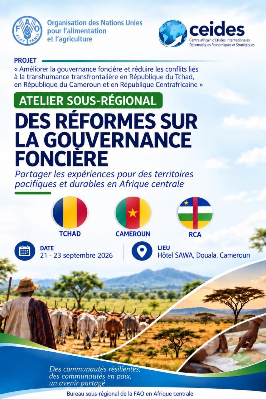Atelier Sous-régional des Réformes sur la Gouvernance foncière.