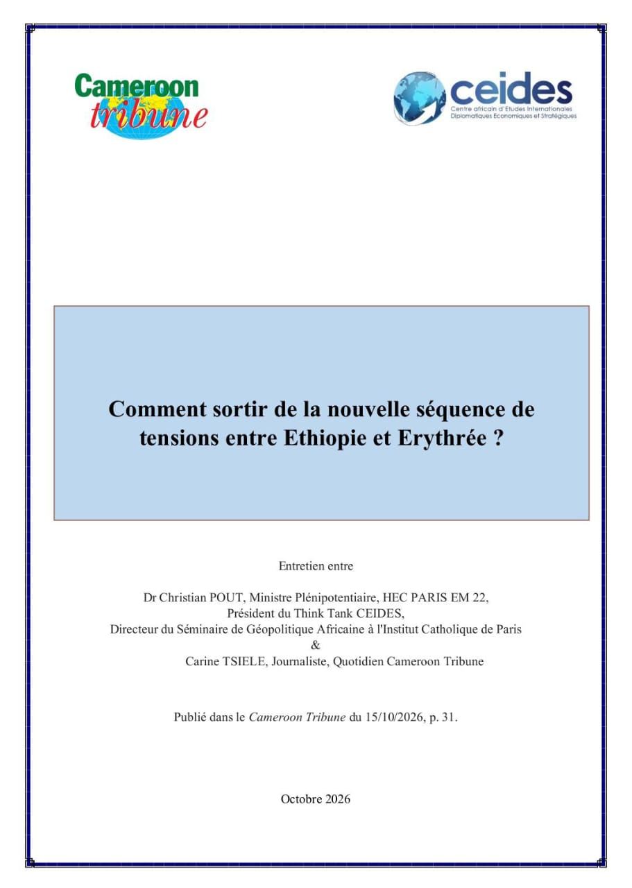 Lire la suite à propos de l’article Comment sortir de la nouvelle séquence de tensions entre Ethiopie et Erythrée ?